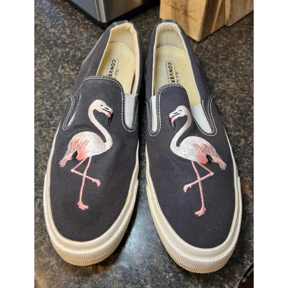Converse CTAS Deck Star 67 Slip On Flamingo Black Mens Casual Shoes 160488C
